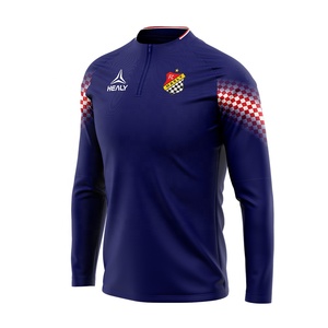 Diseño Sublimation Hombres Sportswear Fútbol Entrenamiento Cremallera Chaqueta - Product Image 2