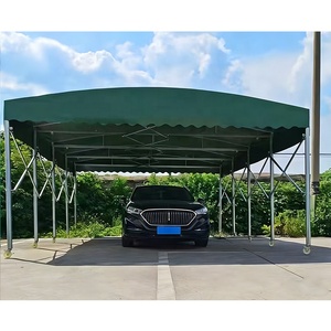 Carpa móvil impermeable con toldo deslizante - Techo móvil deslizante y telescópico, plegable y duradero, para uso en almacenes - Product Image 2