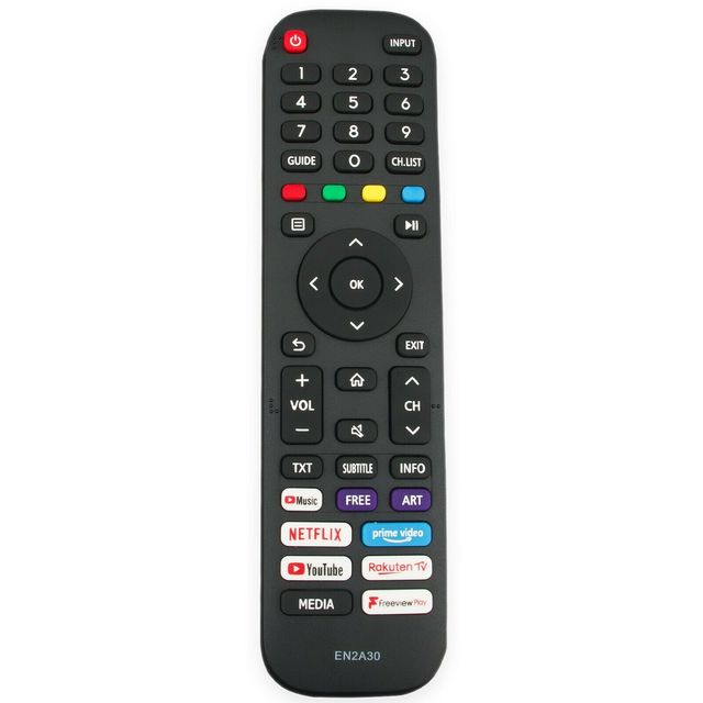 Universal NEW Replacement Remote Control EN2A30 Use for Hisense Smart TV