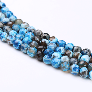 ลูกปัดพลอยอาเกตธรรมชาติทรงบริลเลียนท์คัท สำหรับทำเครื่องประดับ ขนาด 8 มม. ความสูง 2188 ชิ้น - Product Image 4