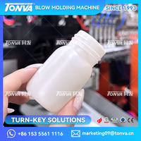 Le Vietnam à haut rendement met en bouteille la machine en plastique de moulage par extrusion-soufflage de bouteille de pilule de HDPE