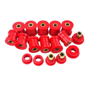 Bagues de bras de suspension avant Poyracing pour Lexus SC300 SC400 1992-1996, type manchon en caoutchouc rouge - Product Image 5