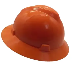 שוליים מלאים MSA כובעים קשיחים גג עבודה קסדת בטיחות נגד התנגשות כובעים קשיחים תעשייתיים קסדות בטיחות לבנייה