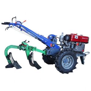 Tracteur agricole à roues en promotion, 10 CV/12 CV, diesel, avec charrue à disques guidée manuellement, mini-tracteur de ferme portatif - Product Image 2