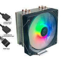 Refroidisseur CPU 4 caloducs PC radiateur pour Intel 1200/115X/1700/1366/2011 AMD AM3/AM4