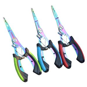 ขายส่งคีมตกปลาสี<span class=keywords><strong>ไท</strong></span>เทเนียมปลาเครื่องตัดถักเปียกรรไกรมินิปลาเครื่องมือ<span class=keywords><strong>ปลา</strong></span>กุ๊ยRemover - Product Image 1