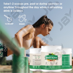Poudre de super-aliments verts OEM, multivitamines, mélange en vrac, complément complet pour booster l'énergie, <span class=keywords><strong>d</strong></span>étoxifier, améliorer la santé, mélange de super-aliments verts en poudre - Product Image 2