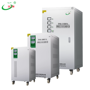 SVC Automatic Voltage Stabilizer AVR <strong>Compensation</strong> Copper Voltage <strong>Regulator</strong> LCD Display AC Three Phase 50Hz Frequency High - Product Image 1