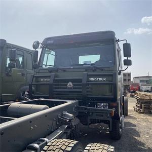 รถบรรทุกสินค้า SINOTRUK HOWO 6x4 6x6 เครื่องยนต์ดีเซล Weichai รถบรรทุกตู้คอนเทนเนอร์ รถบรรทุกขนส่งสินค้า มาตรฐานไอเสียยูโร 2 ใหม่ พวงมาลัยซ้าย - Product Image 6