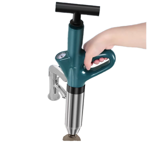 Déboucheur à air flexible haute pression <span class=keywords><strong>pour</strong></span> canalisations de cuisine et de salle de bain, nettoyeur de toilettes, machine de nettoyage à jet puissant avec <span class=keywords><strong>ventouse</strong></span> en caoutchouc - Product Image 3