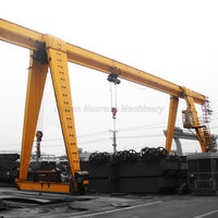 Godown Industry Mh Type 5t 10t 20t Grue à portique à tréteau à poutre unique avec palan à CD