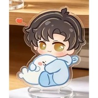 Cartoon Love and Deepspace Cute Sylus Rafayel Xavier Zayne Caleb Q-version Acrylic Standee Signboard Plaque Décorative Porte-clés