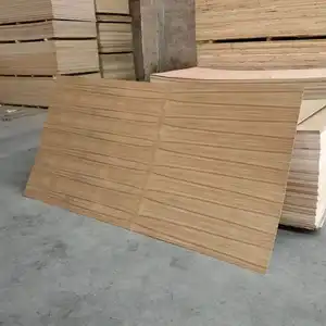 Natura impiallacciatura di legno compensato rosso rovere bianco compensato per mobili