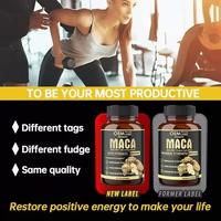 Capsule Maca Man Power Plus, extrait de ginseng rouge coréen, capsule pour soutenir l'énergie masculine, capsules de racine de maca