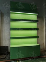 Vitrine d'exposition avec éclairage LED personnalisé, design 3D de haute qualité pour les magasins de parfums, design moderne pour les boutiques de beauté en ligne