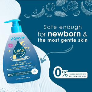 Label privé Baby <span class=keywords><strong>Luna</strong></span> Snooze Gel douche quotidien sans larmes pour nouveau-né fabriqué par nom 500ml - Product Image 4