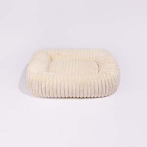 Canapé-lit <span class=keywords><strong>orthopédique</strong></span> de luxe personnalisé en mousse à mémoire de forme et velours côtelé pour chiens et chats, coussins antidérapants pour animaux de compagnie, housse amovible lavable - Product Image 4