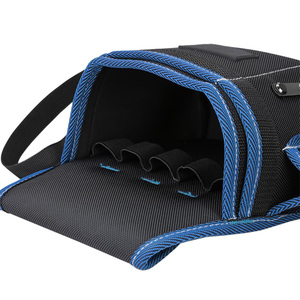 OEM/ODM Adjustable Strap <b>Tool</b> <b>Belt</b> <b>Pouch</b> 600D/1680D Oxford Waterproof 10-14 Pockets 44 lb Capacity 45-inch Waist <b>Belt</b> Black/Blue - Product Image 3