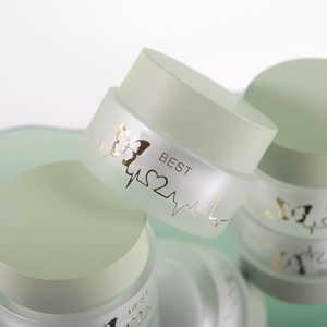 Tarros de plástico vacíos personalizados OEM/ODM de 4g, 15g, 30g, 50g para gel de uñas, venta al por mayor de tarros de gel con tapa, tarro de gel constructor esmerilado. - Product Image 2