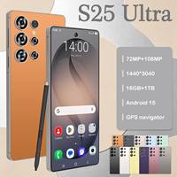 Smartphone Original S25 Ultra 5G, Écran 7,3 Pouces, Double SIM, 16 Go + 1 To, Appareil Photo 48 MP + 108 MP, Processeur Deca Core, Version Globale