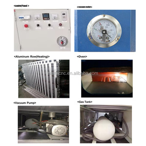 Presse à membrane sous vide automatique pour le thermoformage <span class=keywords><strong>de</strong></span> bassins <span class=keywords><strong>de</strong></span> lavage en feuilles <span class=keywords><strong>de</strong></span> <span class=keywords><strong>surface</strong></span> solide en acrylique épais Corian, pour le travail du bois CNC - Product Image 2