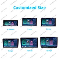 4 + 64GB Universal 9 10 Inch Android Auto Stereo Video Player Autoradio Autoradio Headunit Navigation GPS WIFI CarPlay