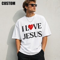 T-shirt surdimensionné personnalisé en gros OEM/ODM pour hommes, 100 % coton épais, épaules tombantes, streetwear, imprimé graphique OEM