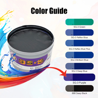 Impression offset commerciale à alimentation par feuilles, finition brillante, couleur violet, compatible avec les plaques CTP écologiques à base de soja, modèle SG-3 par Yi Dinghong