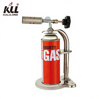 KLL 7006D 304/201 Vente directe fabricant Chalumeau à gaz propane coupe-vent spécial cuisine pour cuisson de steaks et pistolet de pulvérisation