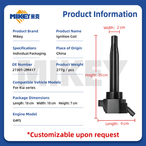 MIKEY 273012M417 Bobine di Accensione Compatibili con <span class=keywords><strong>Kia</strong></span> K5, K5 <span class=keywords><strong>Ceed</strong></span>, Sportage e Hyundai - Ricambi Auto di Alta Qualità - Product Image 3