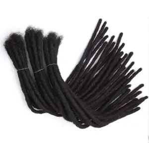 Handgemachte Dreadlocks Haar Extensions Häkeln Flechten Haar Menschliches Haar 10 Stränge Dreadlocks Für Männer Frauen 6 12 20 Zoll Farben