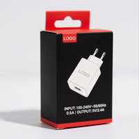 Boîte d'emballage en papier cartonné pour kit d'outils pliable avec impression de logo personnalisée en gros, adaptateur de chargeur, boîte d'emballage en papier pour accessoires