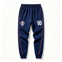 Maillot de football de sublimation Forsend, kit personnalisé, uniforme grande taille, bleu marine et orange, pour entraînement d'équipe, respirant, coupe ample