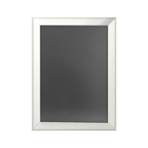 Cornice pieghevole in alluminio DIN A5, profilo piatto da 20 mm, anodizzato argento, a miter - Product Image 1