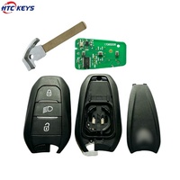 Bonne qualité 3 boutons télécommande FSK 434MHZ ID46 puce pour clé de voiture C-itroen