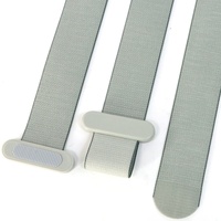 Bracelet élastique double face multifonctionnel en nylon avec fermeture auto-agrippante pour le sport et les objets connectés