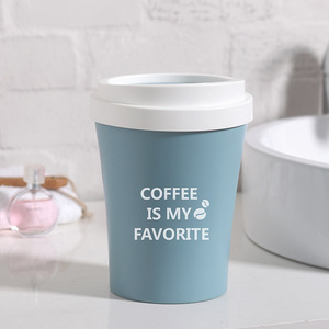 Cup Shaped Flip Top Trash Can Coffee Cup Style For Office Household Use 205g 405g - Product Image 1