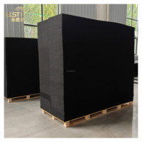 Panneau acoustique en feutre de fibre de polyester sur mesure sans formaldéhyde, panneau absorbant le son pour revêtement mural, décoration intérieure