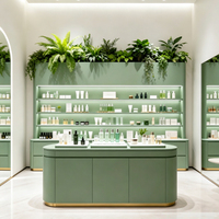 Vitrines de présentation de cosmétiques de luxe abordables, armoires à parfums modernes, armoires de rangement et de présentation pour la vente au détail, design d'intérieur