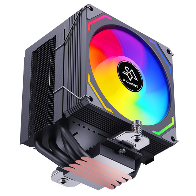 SNOWMAN Factory OEM ARGB CPU Cooler 4PIN PWM TDP180W Air Fan Cooler with Hydraulic Bearing Support Intel AMD LGA 1700
