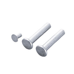 Rivets en aluminium massif à tête plate, attaches résistantes à la corrosion pour applications automobiles, métallurgiques et industrielles - Product Image 6