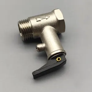 Heater Brass Safety Valve 1/2'' And 3/4'' Brass Pressure Relief Valve