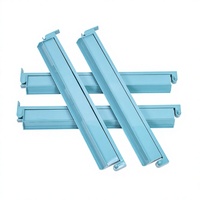Ensemble de 4 repose-pions de mahjong en acrylique de 18,5 pouces avec bords lisses, supports pour tuiles et jetons, et sac de rangement à cordon de serrage, couleur unie