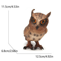 Ornements transfrontaliers en PVC, modèles d'animaux simulés : Éléphant, Hibou, Kangourou, Lézard, Panda, Pingouin, Cheval cornu, Serpent à clochettes, Maternité