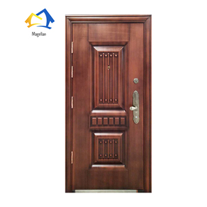 Venta caliente en África Kenia Puerta de acero Diseño Puerta principal Entrada Puerta de la casa por el proveedor de China - Product Image 1