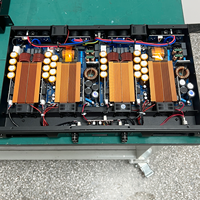 Amplificateur de puissance numérique professionnel 4 canaux 1300W, classe D (avec écran) – Idéal pour KTV, soirées et spectacles sur scène
