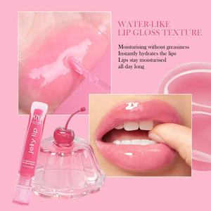 Gloss à lèvres professionnel Jelly Job, gloss teinté pour les lèvres avec une brillance volumineuse, lissante et hyper-brillante - Orange Ya Jelly - Product Image 1