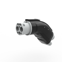 Adaptateur CCS2 GBT 300A 600V DC, prise/prise de courant ignifuge noire, certifié CE/FCC/ROHS, câble de charge rapide pour véhicule électrique