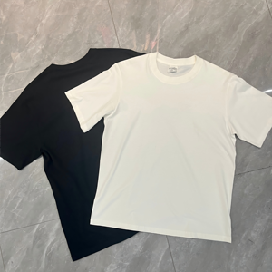 Camiseta de Cuello Redondo 100% Algodón de Alta Calidad OEM con Logotipo Personalizado de su Marca, Camiseta Lisa para Hombre, Camisetas Casuales para Hombre - Product Image 2