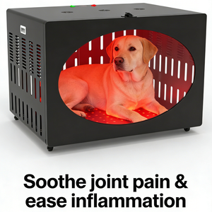 GLPE 2026 New Design 60w/100w/200w Standing Pet Crate Red Light Therapy Device 660nm 850nm Cats <strong>Dogs</strong> Joint <strong>Pain</strong> Relief US Plug - Product Image 5
